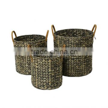 Set of water hyacinth basket