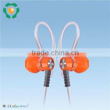 2015 High Quality Earhook Sports Earphone Earhook Earbuds With Low Price Manfacturer