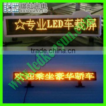 taxi top led sign P10 1Y good quality hd led display screen