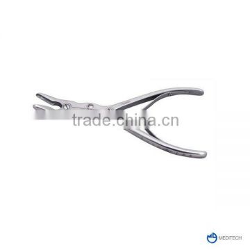 Customer-made Tiny bent bone rongeur forceps (orthopedic surgical instrument)