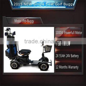 2015 Brand New Single Seat Golf Car with T Bar Handle