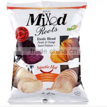newly custom printing food grade plastic bags for potato chips
