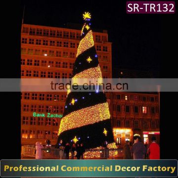 Commercial display 5m to 30m giant artificial christmas trees