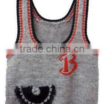 Knitted kids pullover sweater