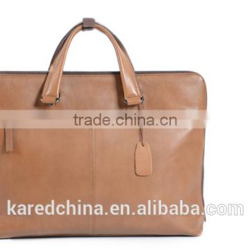 Fashion excellent quality Genuine leather business men's bag