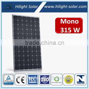 Hot sale high efficiency 315w solar panel manufacturers in china