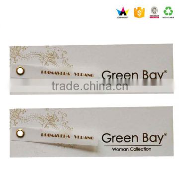 Fashion Clothing Brand Tags and Paper Hang Tags For Clothing