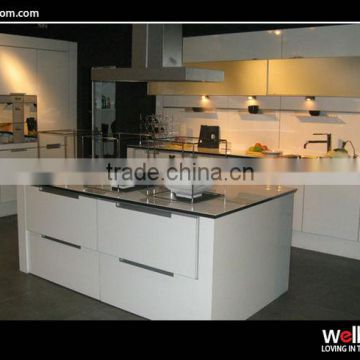 Classic pvc thermal foil kitchen cabinet