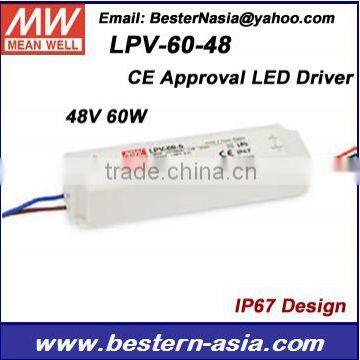 60W 48V LED Driver Meanwell LPV-60-48