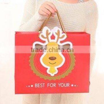 High quality popular Christmas Kraft Paper Bag