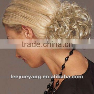 2013 Summer Hot Blonde Curly Synthetic Ponytail