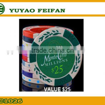 Promotional Clay Poker Chips Casino Chip Wholesale