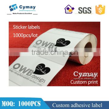 Paper self adhesive sticker 1000Pcs/lot fast delivery