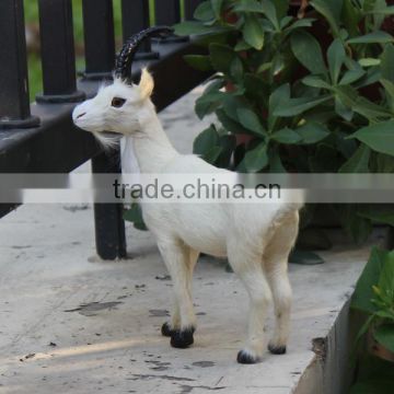 small size plush plastic goat toy