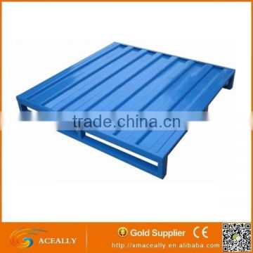 Four-way Entry Stacking Single Side Steel Pallet