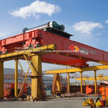 50 ton factory price MG double girder container mobile gantry crane