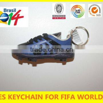 world cup 2014 cheap colorful shoes keychain