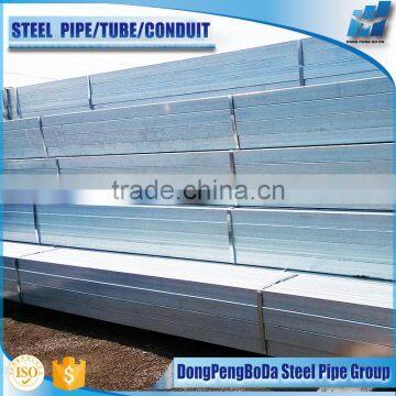 factory price general structure galvanized rectangular steel tube