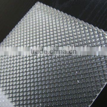 LED light speciality light transmitting materials, PC diamond 4mm clear solid sheet