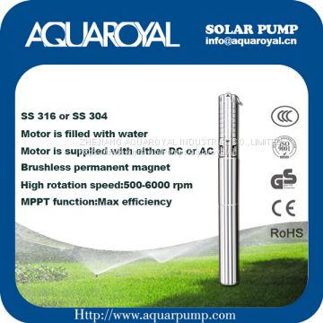 Solar Pumping Systems - Boreholes,Wells,Irrigation DC solar well pumps - 4SP2/5(Integrated Type)