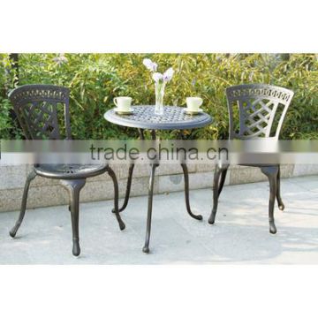 Cast iron Casting Outdoor Furniture 3 Piece Bistro Set AR-6125 set
