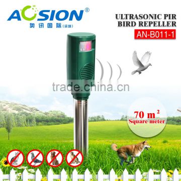 motion activated speaker Usage ultrasonic bird repeller