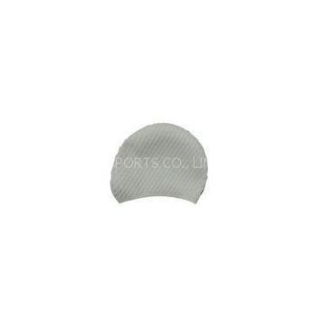 OEM White Silicone Swimming Head Cap Swimming Hats for Long Hair
