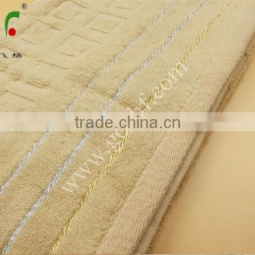 High quality 100% cotton grid jacquard washcloth flannel