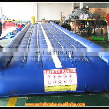 Outdoor inflatable air running mat,inflatable jumping mat,inflatable gymnastics track