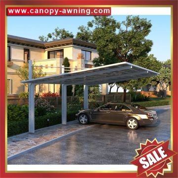 outdoor villa alu aluminium aluminum alloy metal polycarbonate parking carport car port shelter canopy awning cover manufacturers