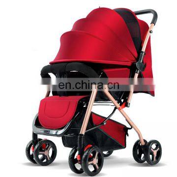 Prime quality aluminum alloy frame baby pushchair stroller pram