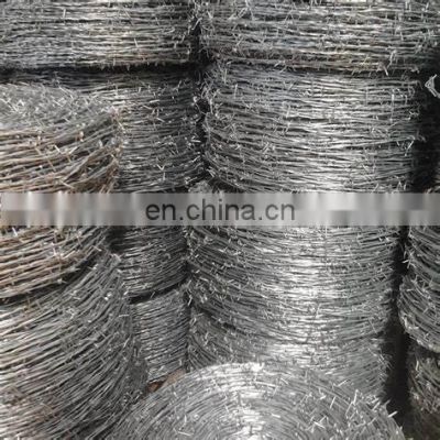 Barbed Wire Galvanized Fence Barbed Wire Roll Price Per Meter