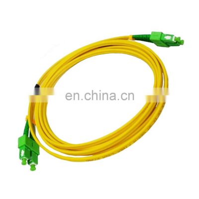 3meters 2.0mm SC APC Duplex Single mode G652D Optical Fiber Patch cord Fiber Jumper sc fiber optic patch cord