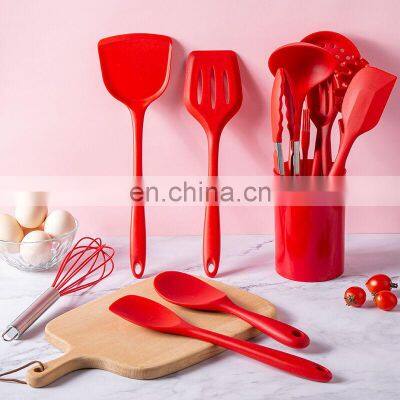 Hot Selling Stainless Steel Modern Quality  Luxury Eco Friendly Reusable Household Portable Unique Silicone Kitchen Utensils