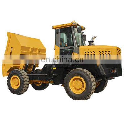 China Site Dumper 10ton FCY100R With Rotating Bucket