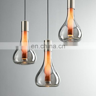 Modern Simple Glass Hanging Light Creative Deign LED Pendant Lights For Indoor Bedroom living Room Dinner Room Decoration