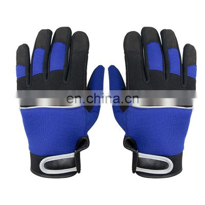 Construction Industrial Safety Gloves Men Women Polyester Microfiber Working Gloves Impact Mechanic Work Gloves