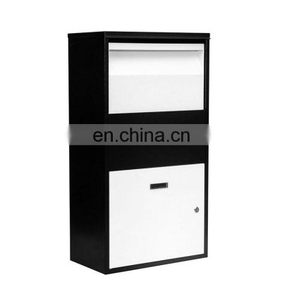 Hot Selling Letter Box Weatherproof Standing Parcel Apartment Steel Mail Box