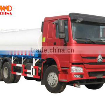 SINOTRUK HOWO 25m3 water tank truck for sale