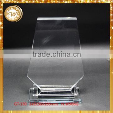 Bottom price hot sell stylish glass crystal trophy