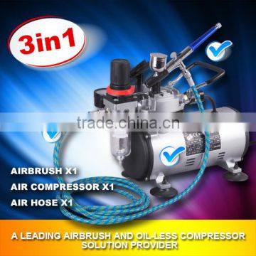 Airbrush compressor kit