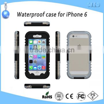 2014 hot selling waterproof cell phone case for iphone 6