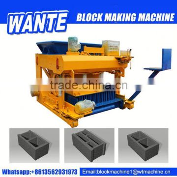 WANTE BRAND WT6-30 egg laying concrete block making machine for chins supplier