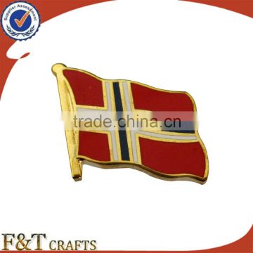 Hot sales synthetic enamel metal flag badge/national flag pin badge/custom flag