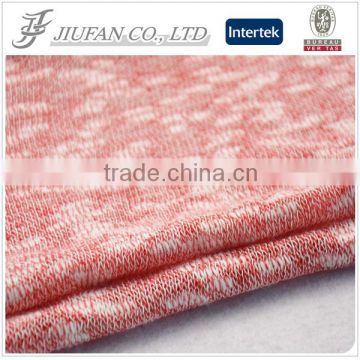 Jiufan textile hacci christmas sweater fabric tie dye dress fabric