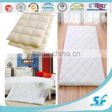 Plain Style microfiber Mattress Topper and polyester cotton material