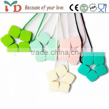 Wholesale Soft Silicone Plastic Loose Beads Necklace