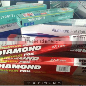 Household Aluminium foil rollos (DIAMOND)