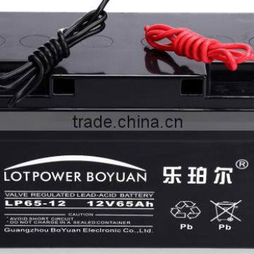 Excellent Quality 12v batteries 65ah Sealed Ups Battery