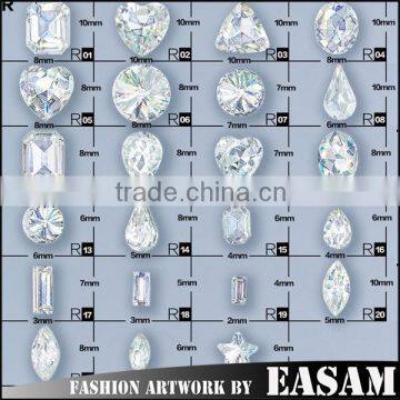 2015 high quality sharp bottom rhinestone/tip accessories crystal for nail art decoration